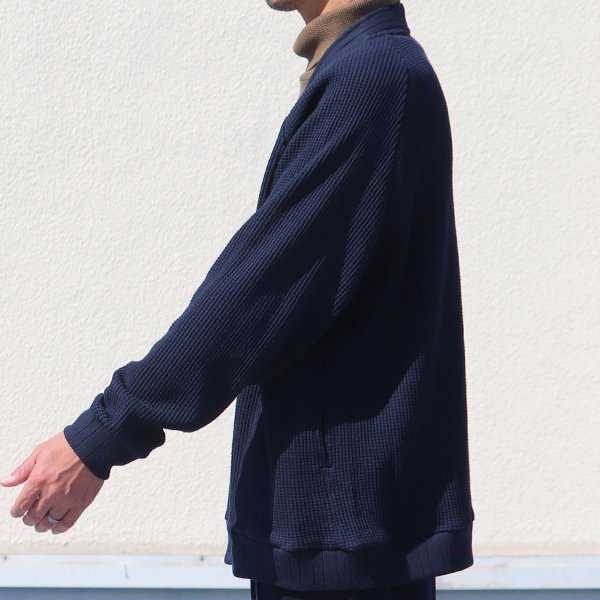 画像9: ビッグワッフル 3XL ラグラン ニットカーディガン【MADE IN JAPAN】『日本製』 / Upscape Audience