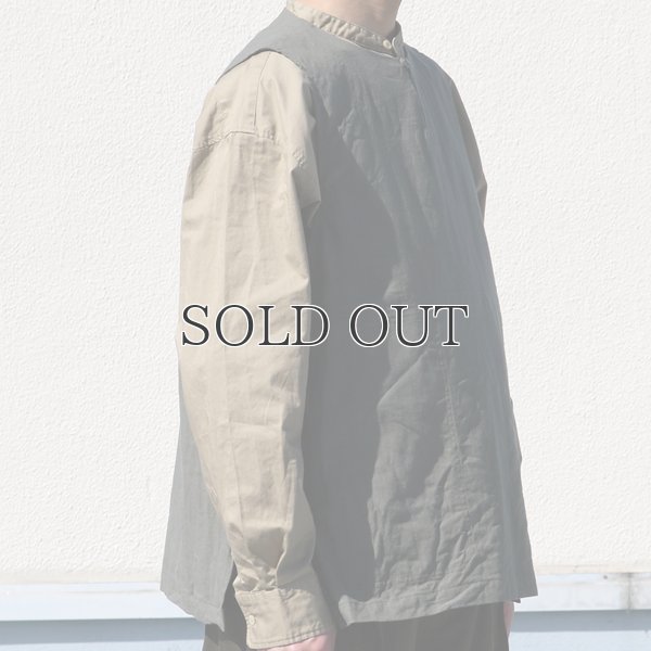 画像12: 綿麻ビンテージソフトキャンバス キーネック メディカルベスト『MADE IN JAPAN』『日本製』Upscape Audience