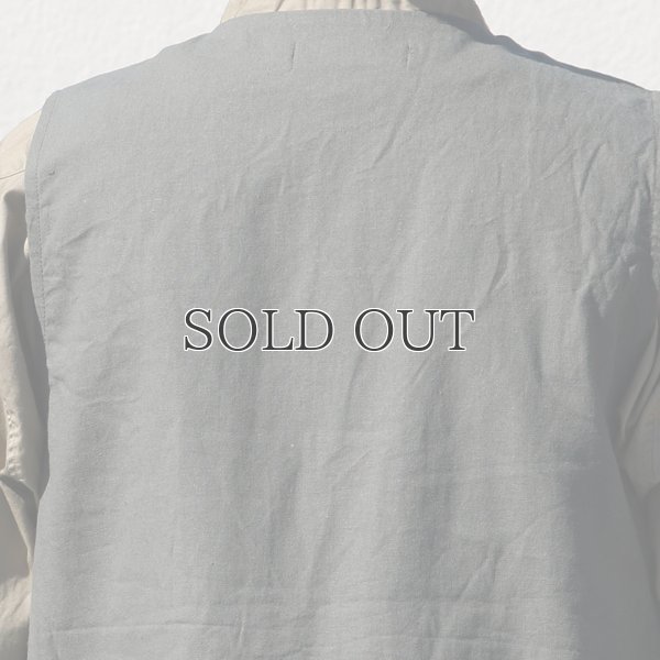 画像14: 綿麻ビンテージソフトキャンバス キーネック メディカルベスト『MADE IN JAPAN』『日本製』Upscape Audience