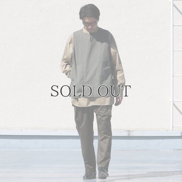 画像5: 綿麻ビンテージソフトキャンバス キーネック メディカルベスト『MADE IN JAPAN』『日本製』Upscape Audience