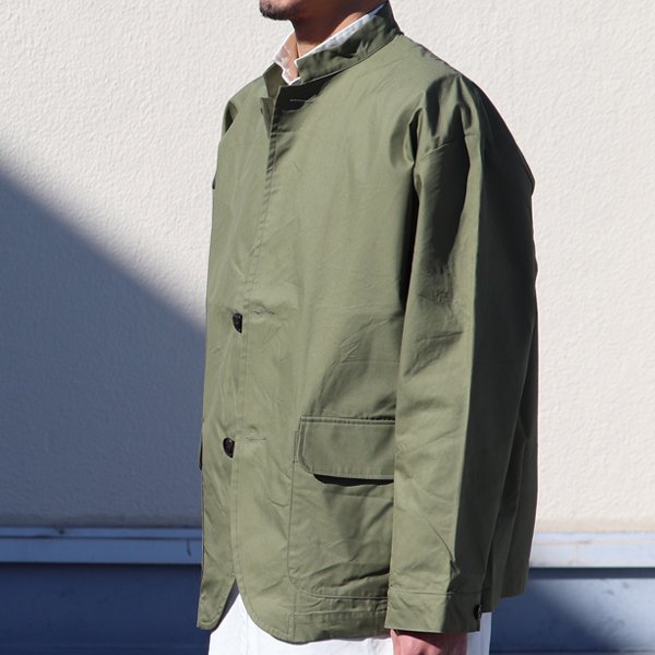 画像9: グリストーンW 綿ナイロン高密度ギャバ ミリタリースタンドジャケット『MADE IN JAPAN』『日本製』【送料無料】Upscape Audience