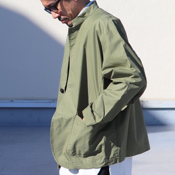 画像4: グリストーンW 綿ナイロン高密度ギャバ ミリタリースタンドジャケット『MADE IN JAPAN』『日本製』【送料無料】Upscape Audience