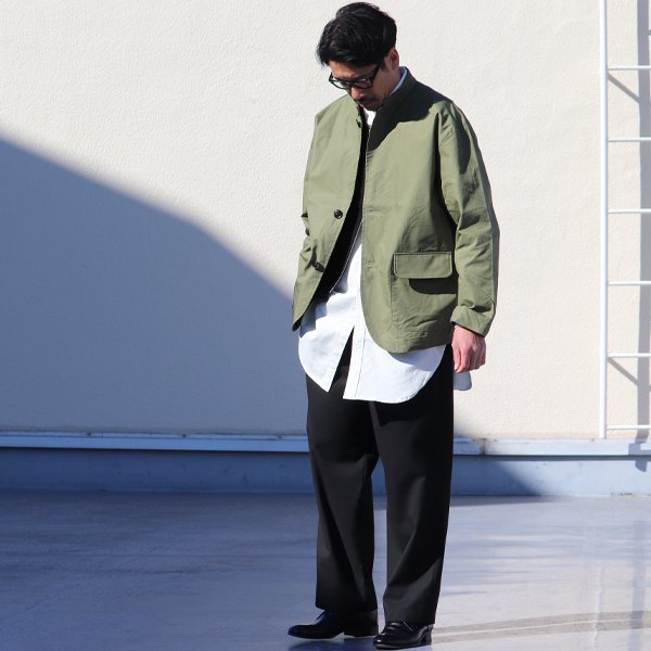 画像6: グリストーンW 綿ナイロン高密度ギャバ ミリタリースタンドジャケット『MADE IN JAPAN』『日本製』【送料無料】Upscape Audience