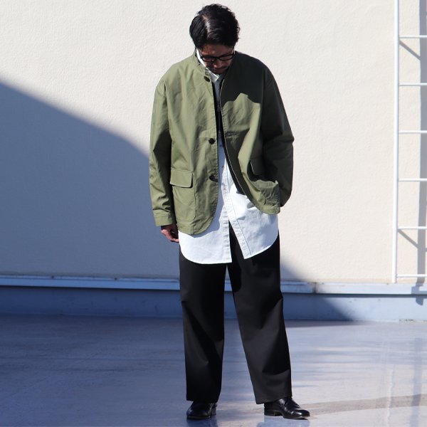 画像7: グリストーンW 綿ナイロン高密度ギャバ ミリタリースタンドジャケット『MADE IN JAPAN』『日本製』【送料無料】Upscape Audience