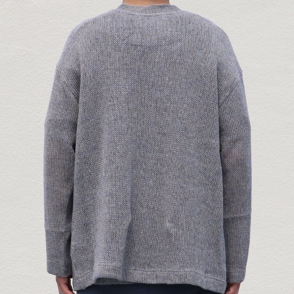 画像16: リネンMIX 引き揃え天竺 Vネックカーディガン【MADE IN JAPAN】『日本製』 / Upscape Audience