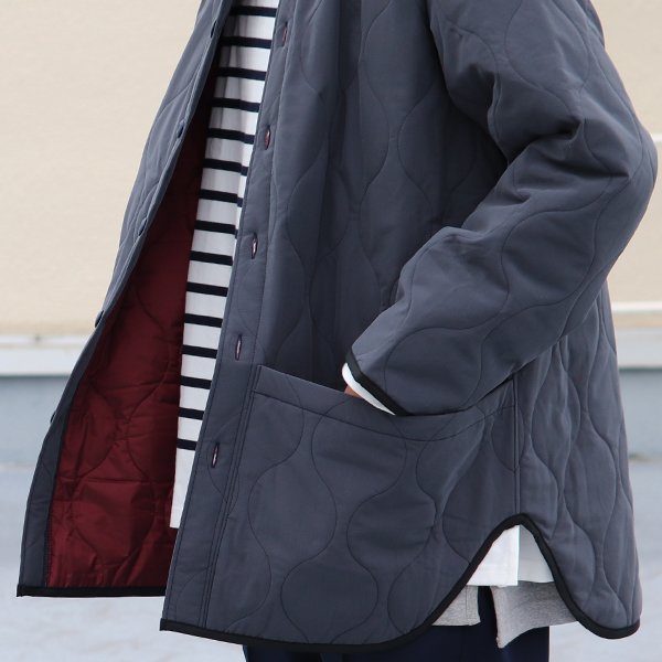 画像19: Teflon（テフロン）耐水撥水コットンタッチナイロン ウェーブキルト ガーデニングコート【MADE IN JAPAN】『日本製』【送料無料】/ Upscape Audience