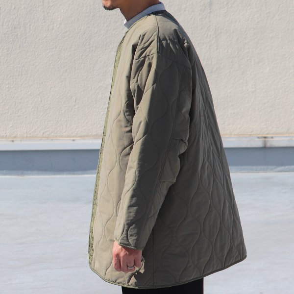 画像12: Teflon（テフロン）耐水撥水コットンタッチナイロン ウェーブキルト ライナーコート【MADE IN JAPAN】『日本製』【送料無料】/ Upscape Audience