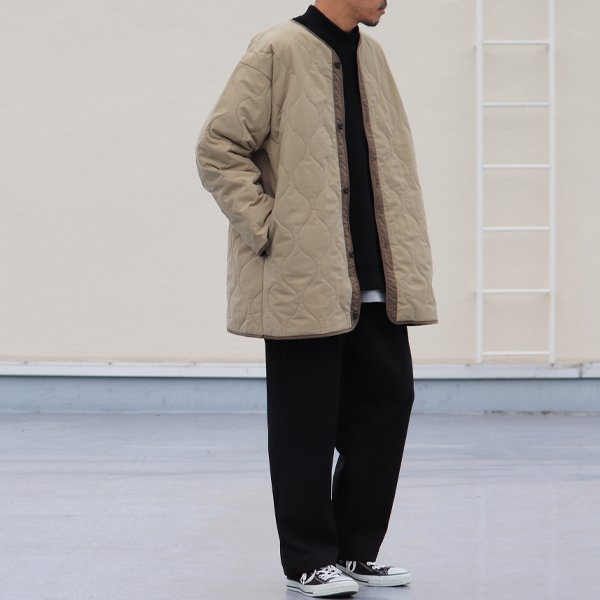 画像5: Teflon（テフロン）耐水撥水コットンタッチナイロン ウェーブキルト ライナーコート【MADE IN JAPAN】『日本製』【送料無料】/ Upscape Audience