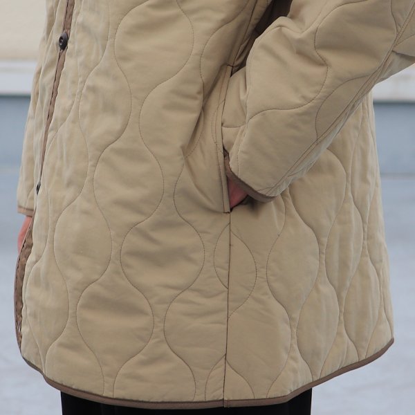 画像15: Teflon（テフロン）耐水撥水コットンタッチナイロン ウェーブキルト ライナーコート【MADE IN JAPAN】『日本製』【送料無料】/ Upscape Audience