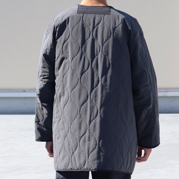 画像6: Teflon（テフロン）耐水撥水コットンタッチナイロン ウェーブキルト ライナーコート【MADE IN JAPAN】『日本製』【送料無料】/ Upscape Audience