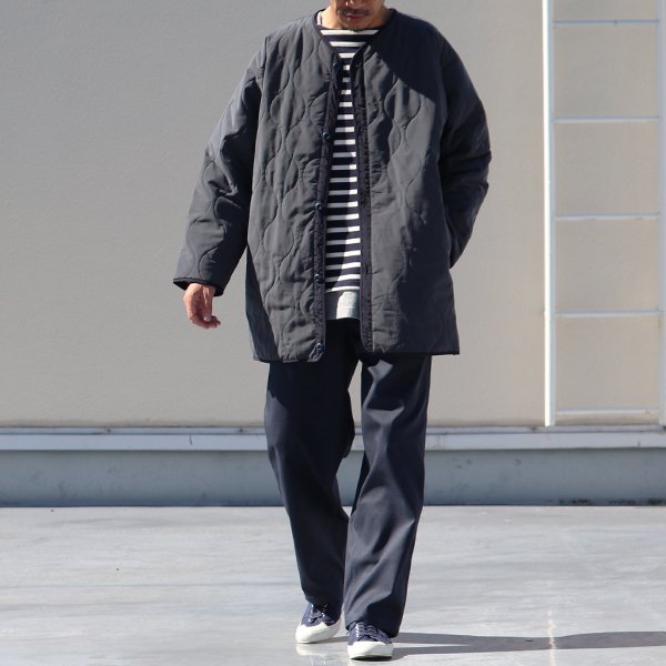 画像7: Teflon（テフロン）耐水撥水コットンタッチナイロン ウェーブキルト ライナーコート【MADE IN JAPAN】『日本製』【送料無料】/ Upscape Audience