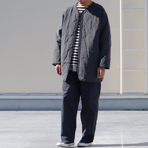 画像8: Teflon（テフロン）耐水撥水コットンタッチナイロン ウェーブキルト ライナーコート【MADE IN JAPAN】『日本製』【送料無料】/ Upscape Audience