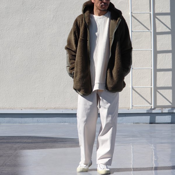 画像13: 【Lanificio Becagli（ベッカリー）】トスカーナボア フードブルゾン【MADE IN JAPAN】『日本製』【送料無料】/ Upscape Audience