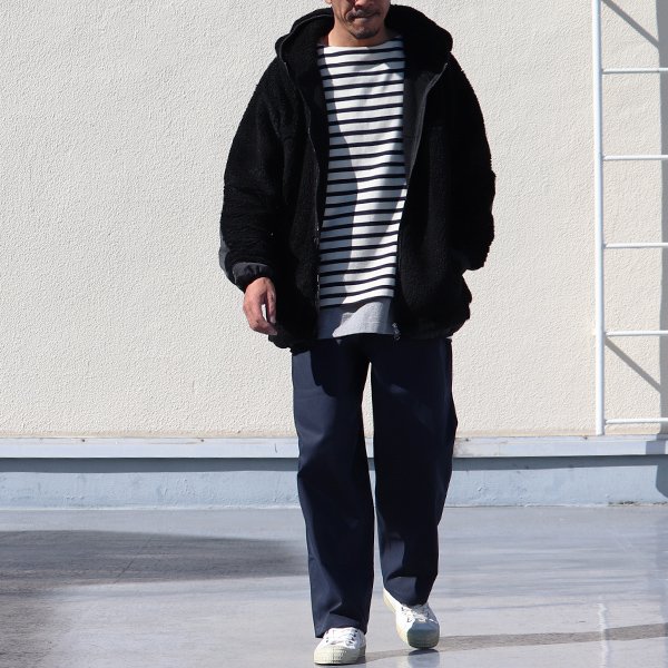 画像5: 【Lanificio Becagli（ベッカリー）】トスカーナボア フードブルゾン【MADE IN JAPAN】『日本製』【送料無料】/ Upscape Audience