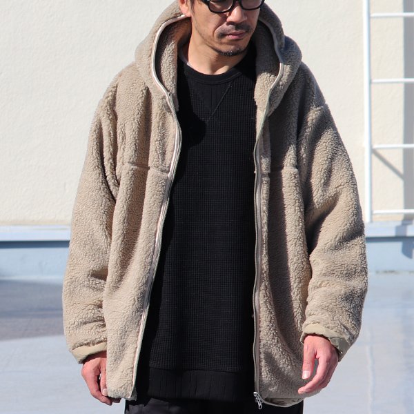 画像6: 【Lanificio Becagli（ベッカリー）】トスカーナボア フードブルゾン【MADE IN JAPAN】『日本製』【送料無料】/ Upscape Audience