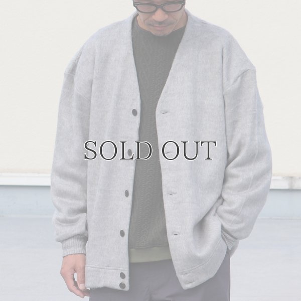 画像3: EXLANWOOL® (エクスランウール) シャギー カーディガン【MADE IN JAPAN】『日本製』 / Upscape Audience