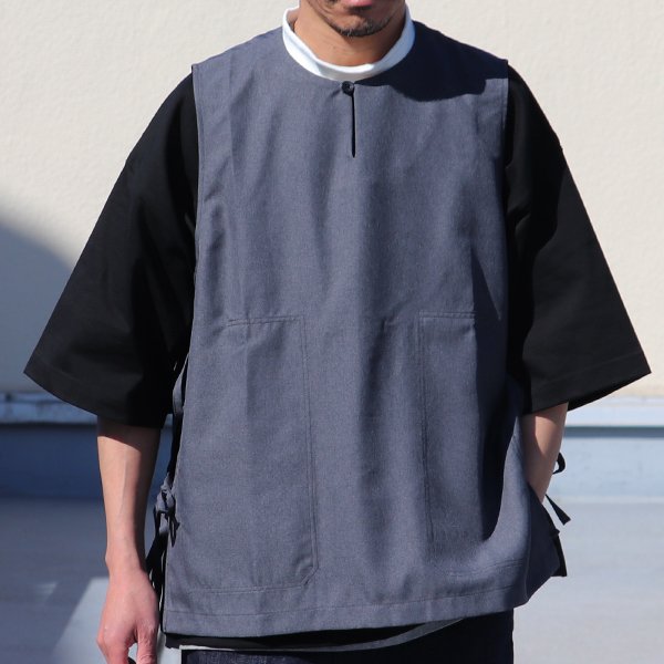 画像3: Reflax（リフラクス）TECH リネンライク LINON（リノン）キーネック メディカルベスト『MADE IN JAPAN』『日本製』Upscape Audience