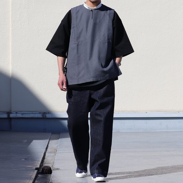 画像6: Reflax（リフラクス）TECH リネンライク LINON（リノン）キーネック メディカルベスト『MADE IN JAPAN』『日本製』Upscape Audience