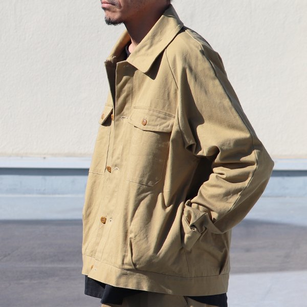 画像12: 「岡山」クラシックチノクロス ヴィンテージワッシャー トラッカージャケット【MADE IN JAPAN】『日本製』【送料無料】/ Upscape Audience