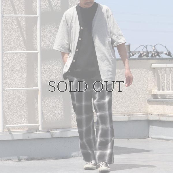 画像7: 粗挽き天竺 ツートン ハーフスリーブ ベースボールカーディガン【MADE IN JAPAN】『日本製』/ Upscape Audience