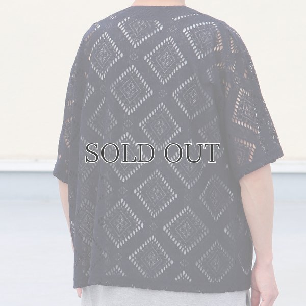 画像15: MILPA® （ミルパ）テック スカラレース ハーフスリーブ ベースボール カーディガン【MADE IN JAPAN】『日本製』/ Upscape Audience