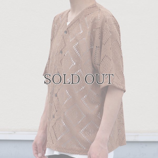 画像9: MILPA® (ミルパ)テック スカラレース ハーフスリーブ ベースボール カーディガン【MADE IN JAPAN】『日本製』/ Upscape Audience