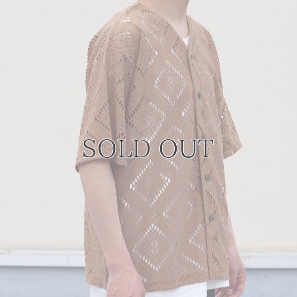 画像12: MILPA® (ミルパ)テック スカラレース ハーフスリーブ ベースボール カーディガン【MADE IN JAPAN】『日本製』/ Upscape Audience