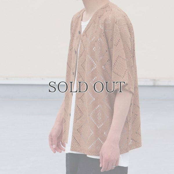 画像6: MILPA® (ミルパ)テック スカラレース ハーフスリーブ ベースボール カーディガン【MADE IN JAPAN】『日本製』/ Upscape Audience