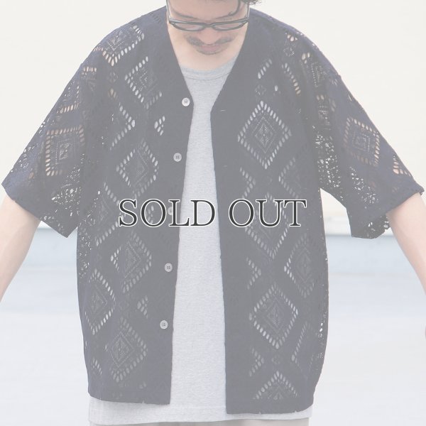 画像4: MILPA® (ミルパ)テック スカラレース ハーフスリーブ ベースボール カーディガン【MADE IN JAPAN】『日本製』/ Upscape Audience