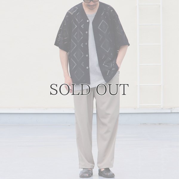 画像8: MILPA® (ミルパ)テック スカラレース ハーフスリーブ ベースボール カーディガン【MADE IN JAPAN】『日本製』/ Upscape Audience