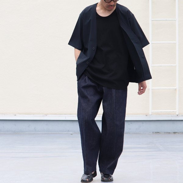 画像11: Reflax®(リフラクス)テック リネンライク オックスストレッチ ハーフスリーブ ジャケット【MADE IN JAPAN】『日本製』 / Upscape Audience