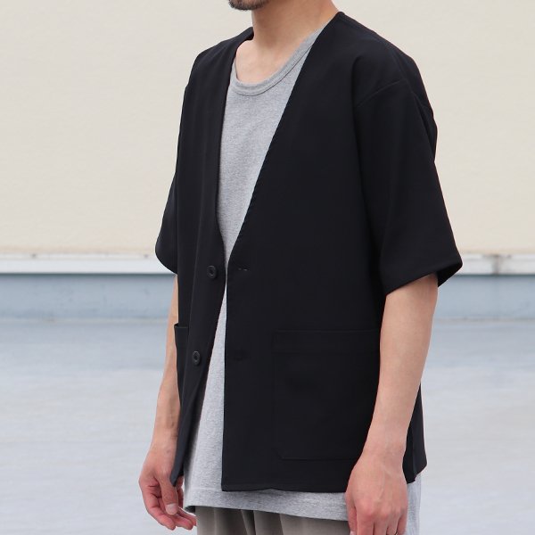 画像15: Reflax®(リフラクス)テック リネンライク オックスストレッチ ハーフスリーブ ジャケット【MADE IN JAPAN】『日本製』 / Upscape Audience