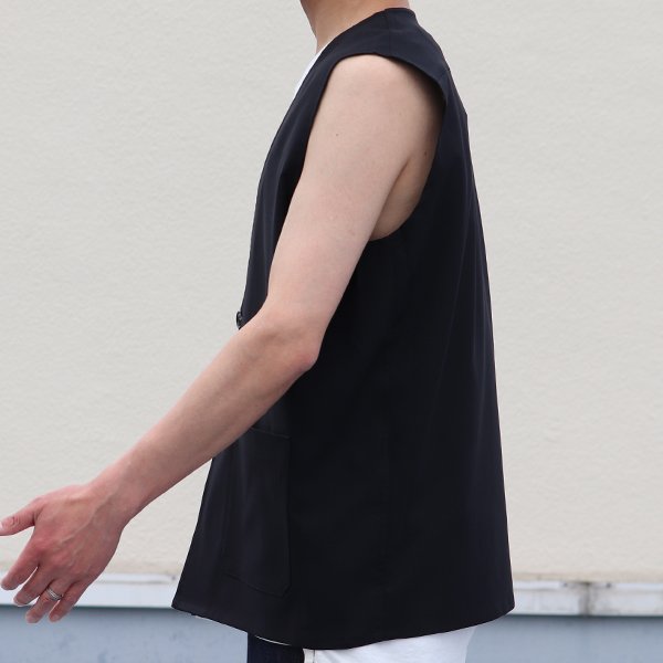 画像16: Reflax®(リフラクス)テック リネンライク ツイル ストレッチ ノースリーブ ベスト【MADE IN JAPAN】『日本製』 / Upscape Audience