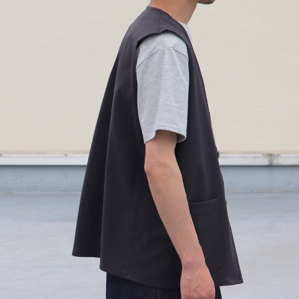 画像12: Reflax®(リフラクス)テック リネンライク ツイル ストレッチ ノースリーブ ベスト【MADE IN JAPAN】『日本製』 / Upscape Audience