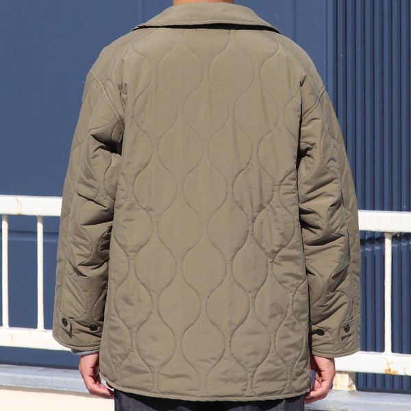 画像17: Teflon（テフロン）耐水撥水コットンタッチナイロン ウェーブキルト スタンドジャケット【MADE IN JAPAN】『日本製』【送料無料】/ Upscape Audience