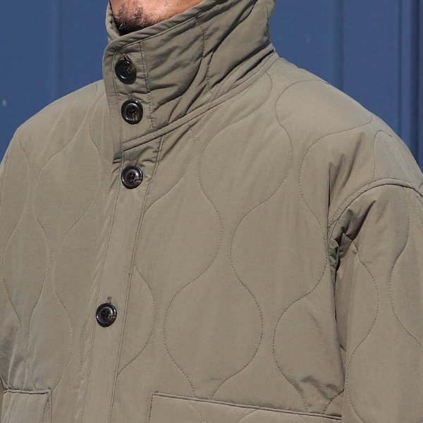 画像20: Teflon（テフロン）耐水撥水コットンタッチナイロン ウェーブキルト スタンドジャケット【MADE IN JAPAN】『日本製』【送料無料】/ Upscape Audience