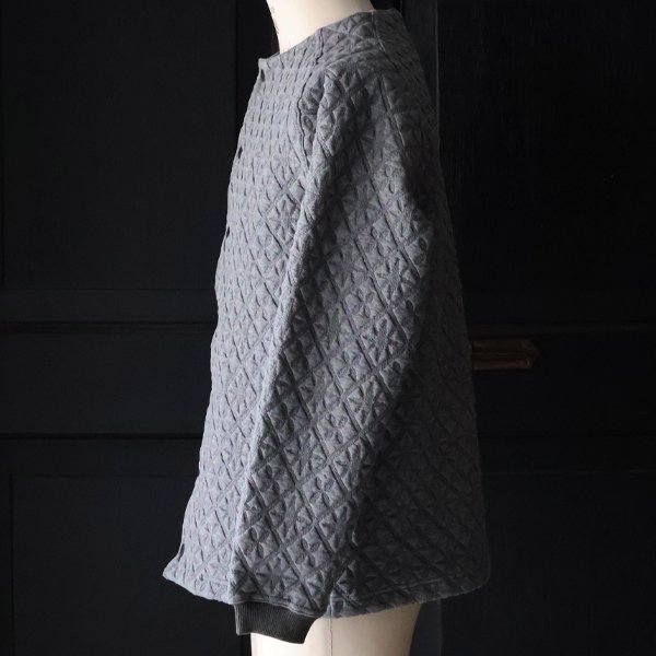 画像5: 「尾州」コットンキルト ノーカラー スナップジャケット【MADE IN JAPAN】『日本製』【送料無料】 / Upscape Audience