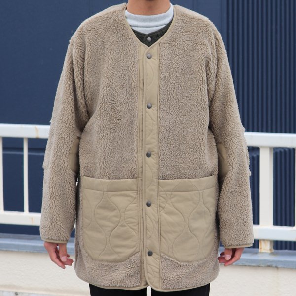 画像18: 【Lanificio Becagli（ベッカリー）】トスカーナボア キルティングミックス スナップ ライナーコート【MADE IN JAPAN】『日本製』【送料無料】/ Upscape Audience