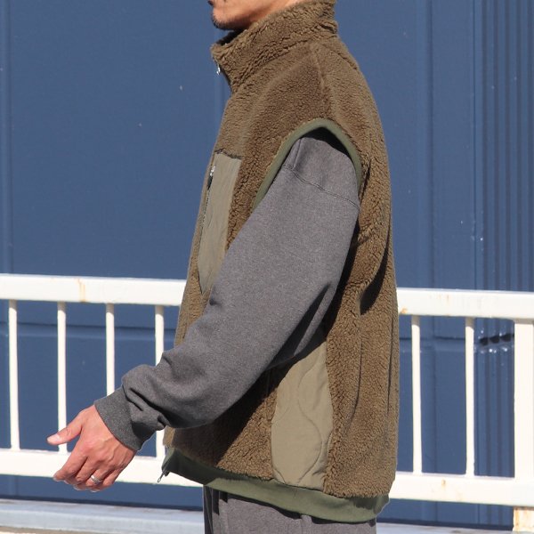 画像20: 【Lanificio Becagli（ベッカリー）】トスカーナボア キルティングポケット スタンドベスト【MADE IN JAPAN】『日本製』【送料無料】/ Upscape Audience