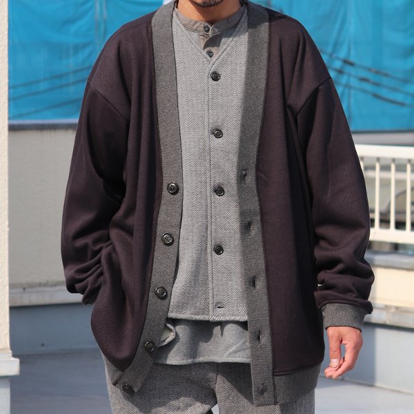 画像12: ボンバーヒート ツィード Vネック カーディガン【送料無料】『日本製』【MADE IN JAPAN】 / Upscape Audience