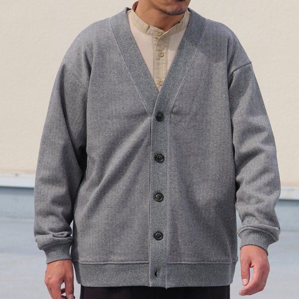 画像4: ボンバーヒート ツィード Vネック カーディガン【送料無料】『日本製』【MADE IN JAPAN】 / Upscape Audience