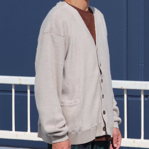 画像22: モヘアライク ウールシャギーニット カーディガン【MADE IN JAPAN】『日本製』/ Upscape Audience