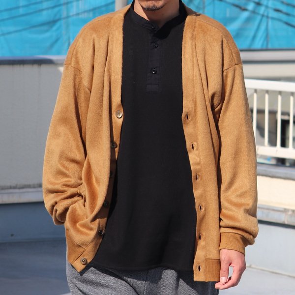 画像14: モヘアライク ウールシャギーニット カーディガン【MADE IN JAPAN】『日本製』/ Upscape Audience