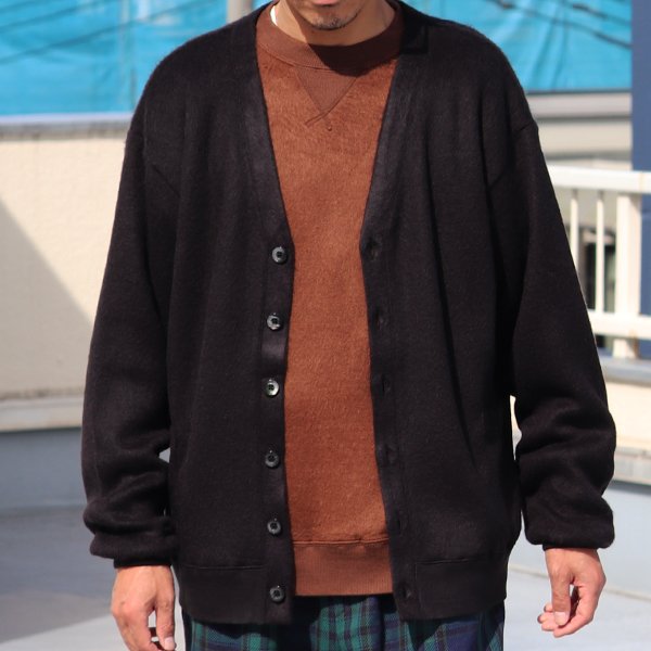 画像7: モヘアライク ウールシャギーニット カーディガン【MADE IN JAPAN】『日本製』/ Upscape Audience