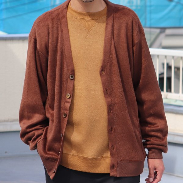 画像10: モヘアライク ウールシャギーニット カーディガン【MADE IN JAPAN】『日本製』/ Upscape Audience