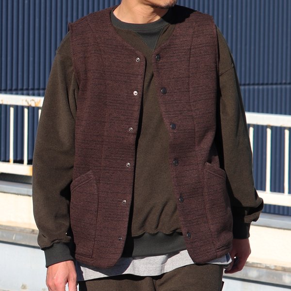 画像3: POLARTEC（ポーラテック）Thermal Pro セーターライク スナップベスト【MADE IN JAPAN】『日本製』【送料無料】/ Upscape Audience