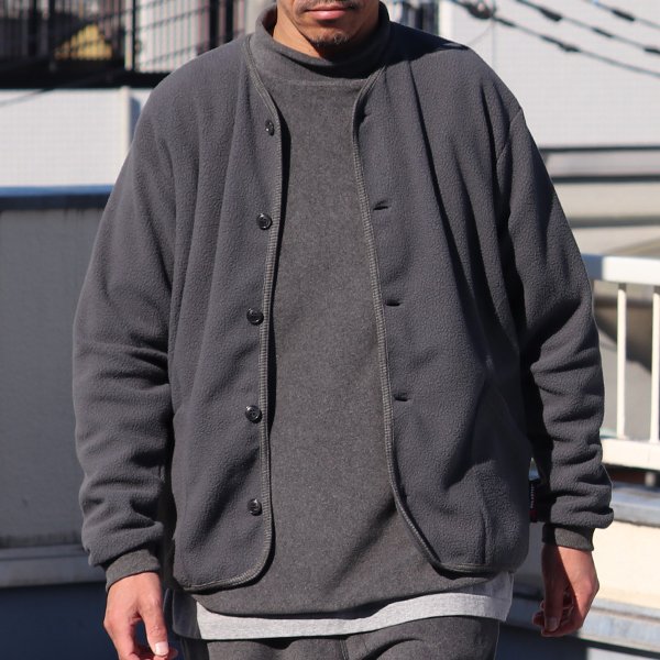 画像3: POLARTEC（ポーラテック）Thermal Proボア ノーカラーARMYジャケット【MADE IN JAPAN】『日本製』【送料無料】/ Upscape Audience