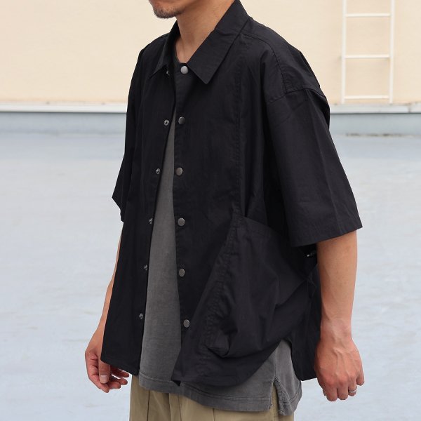 画像4: 綿ナイロンキャンバス サイドドローコード ビックポケット ハーフスリーブ ジャケット / Audience