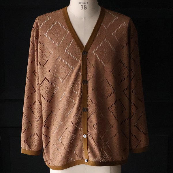 画像11: MILPA® （ミルパ）テック スカラレース Vネック カーディガン【MADE IN JAPAN】『日本製』/ Upscape Audience