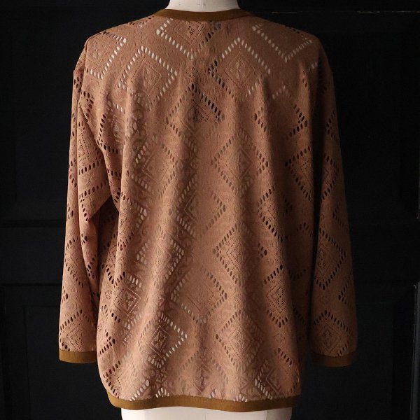 画像14: MILPA® （ミルパ）テック スカラレース Vネック カーディガン【MADE IN JAPAN】『日本製』/ Upscape Audience